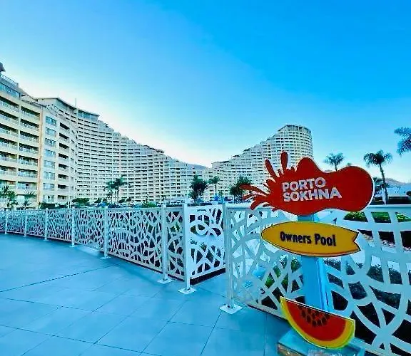 شقة Offers At Porto Sokhna- عروض نار - بورتو السخنة - مسبح خاص *